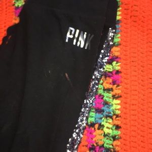 PINK Sequined Sweatpants